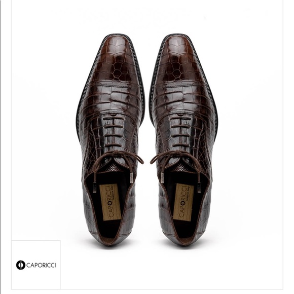 Caporicci 1114 Genuine Alligator Shoes - Picture 3 of 3